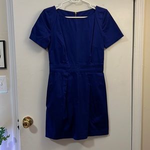 French Connection royal blue boat neck mini dress, US size 4. New with tags
